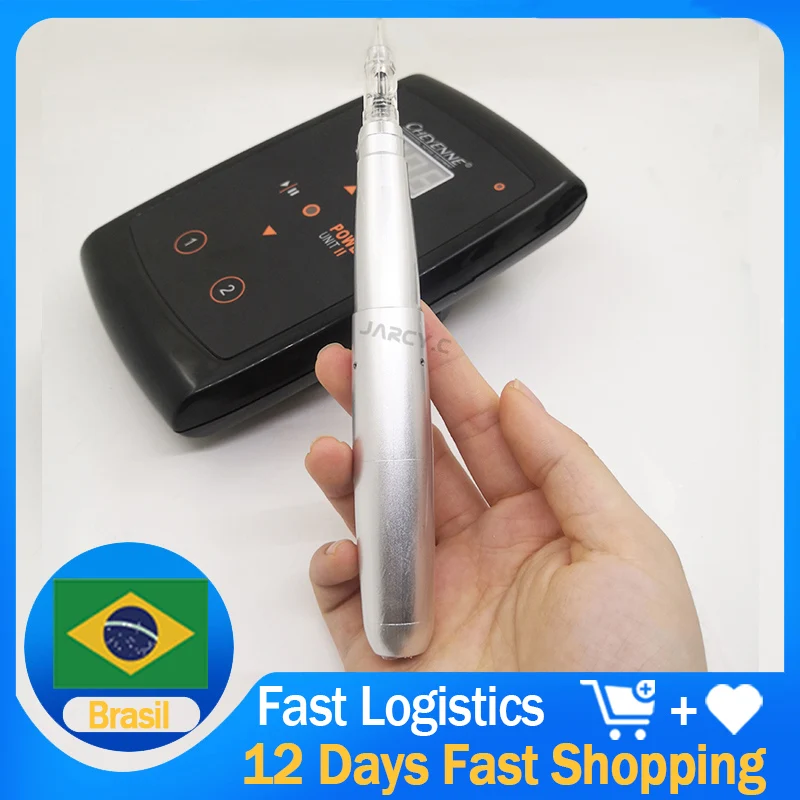 Dermograph Swiss Quiet Motor Pen Permanent Makeup Tattoo Machine Dermógrafo Agulhas Easyclick Controle Digital for Eyebrow Lip