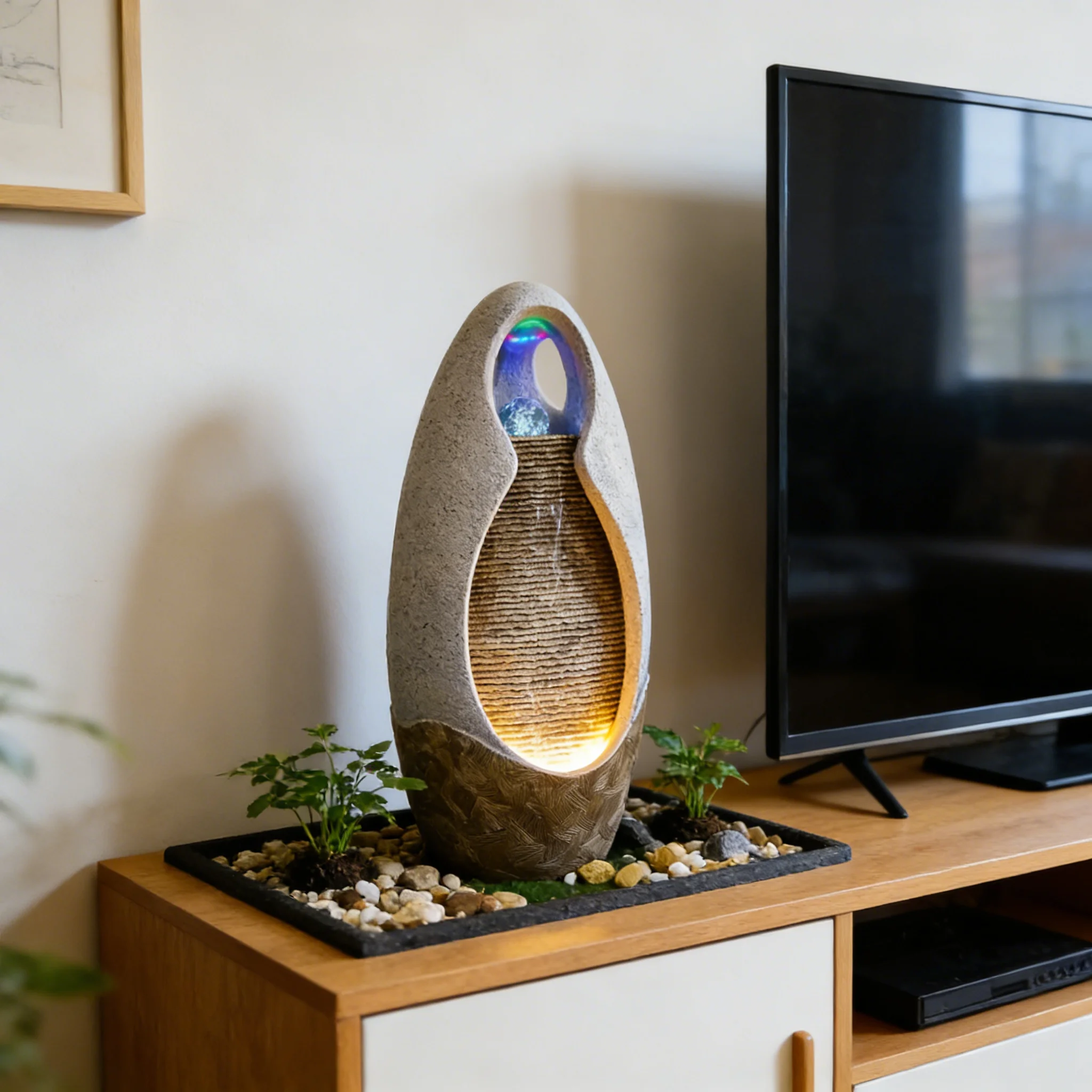 Fonte de água zen moderna em r - Interior Design Zen avaliação e preço
