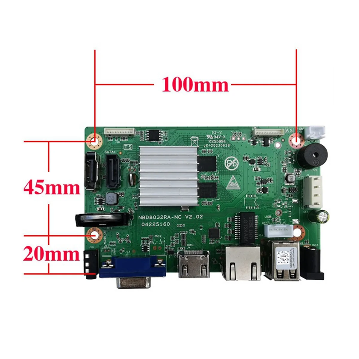 

AB20-For Xmeye 10/16/32CH 4K NVR Module Support Face Detection Humanoid Detection HD Output for Xmeye App Mobile Monitoring