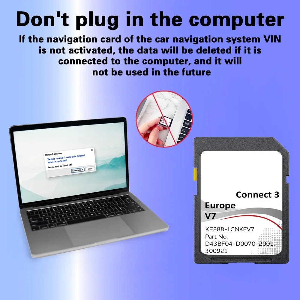

Карта памяти Connect3 V7 Navigation SD для Nissan NAVARA 2015 2016 2017, автомобильный чехол, Европа Венгрия