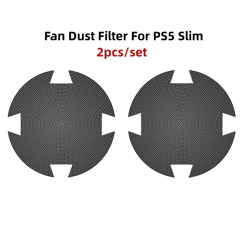 For PS5 Slim Game Console Dust Filter Heatsink Fan Dust-Proof Mesh For PS5 Accessories B6V9