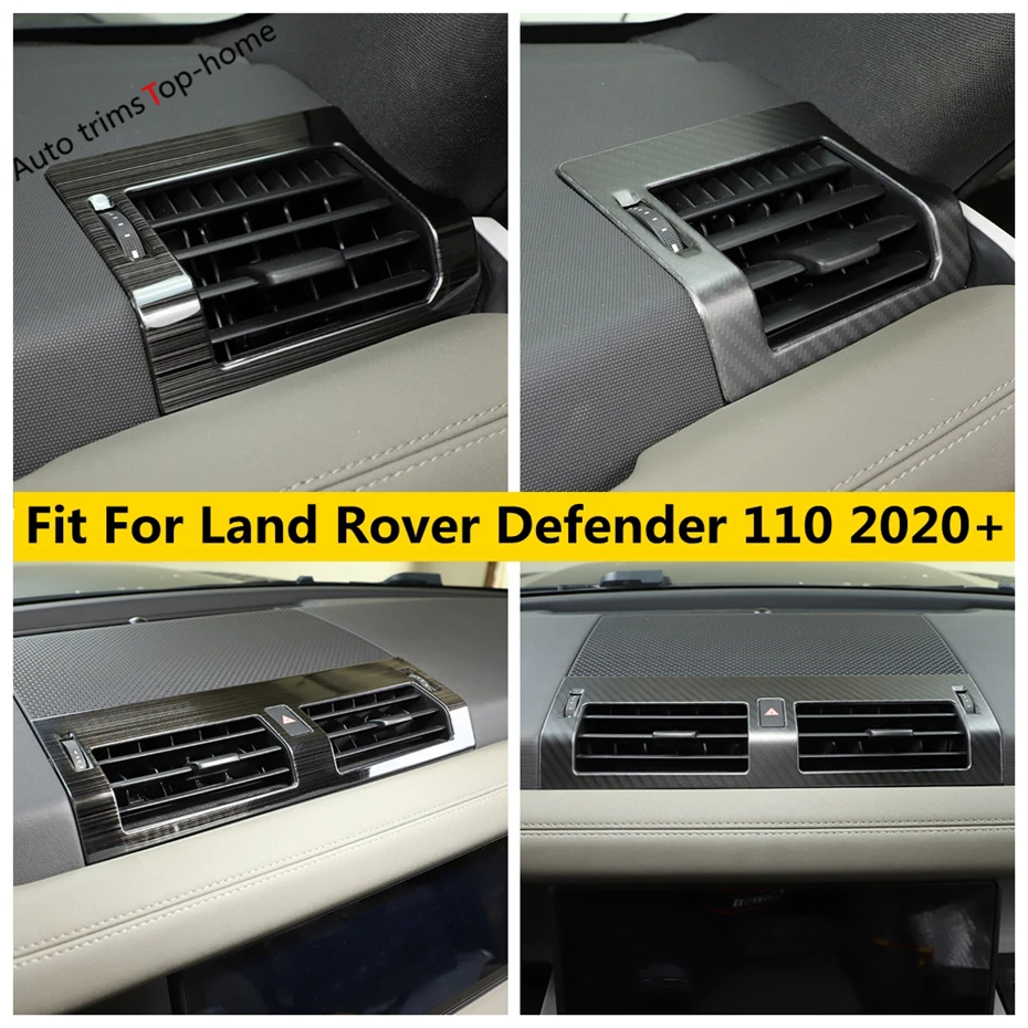 

Dashboard Middle Air Outlet AC Vent Decoration Frame Cover Trim For Land Rover Defender 110 2020 - 2023 Car Accessories