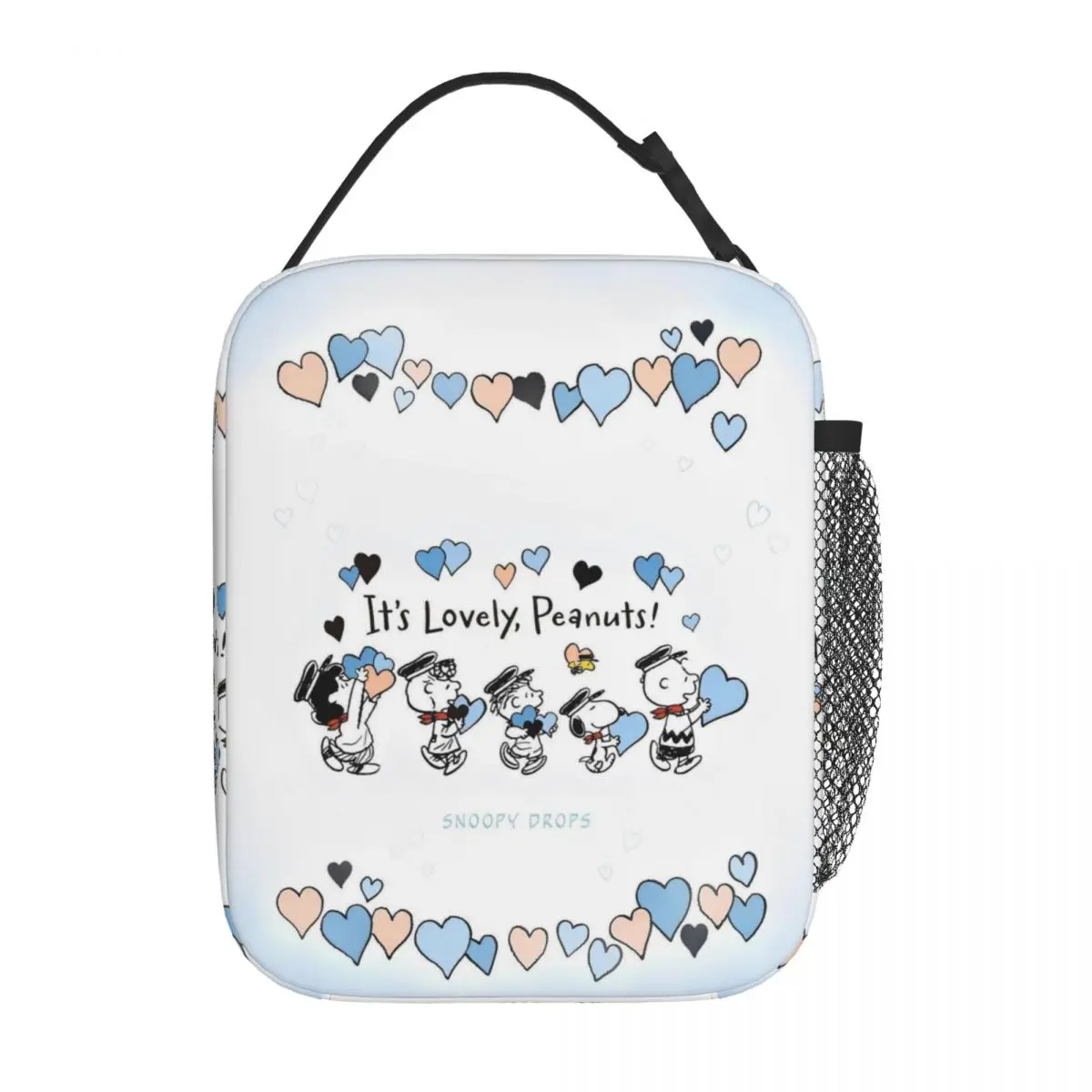 

Snoopy Woodstock Cartoon Insulated Lunch Bag Portable Lunch Container Thermal Bag Tote Lunch Box School Travel Food Handbags