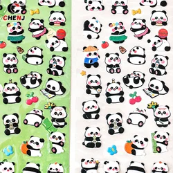 Kawaii Cartoon 3D Puffy Bulk Stickers Panda Stereo Bubble Sticker For DIY Scrapbooking Diary Album Decoration Stationery Sticker