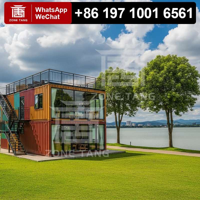 

Temporary Temporary School Bungalow Home Anti Rust Thermal Insulation Prefab Tiny Homes Flat Pack Home Rapid Assembly Ecological