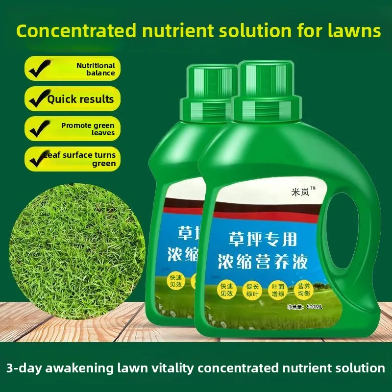 Spray de coloração rápida para gramado verde, solução nutritiva para cuidados com relvado de jardim de grama amarela seca