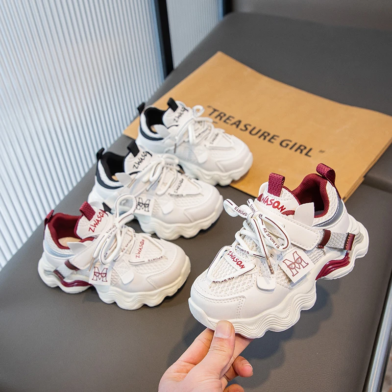 

Модные кроссовки, новинка осени 2024, красивая спортивная обувь с цветными блоками и сеткой, кроссовки для бега для мальчиков, повседневная обувь для девочек, размеры 26–37 ярдов