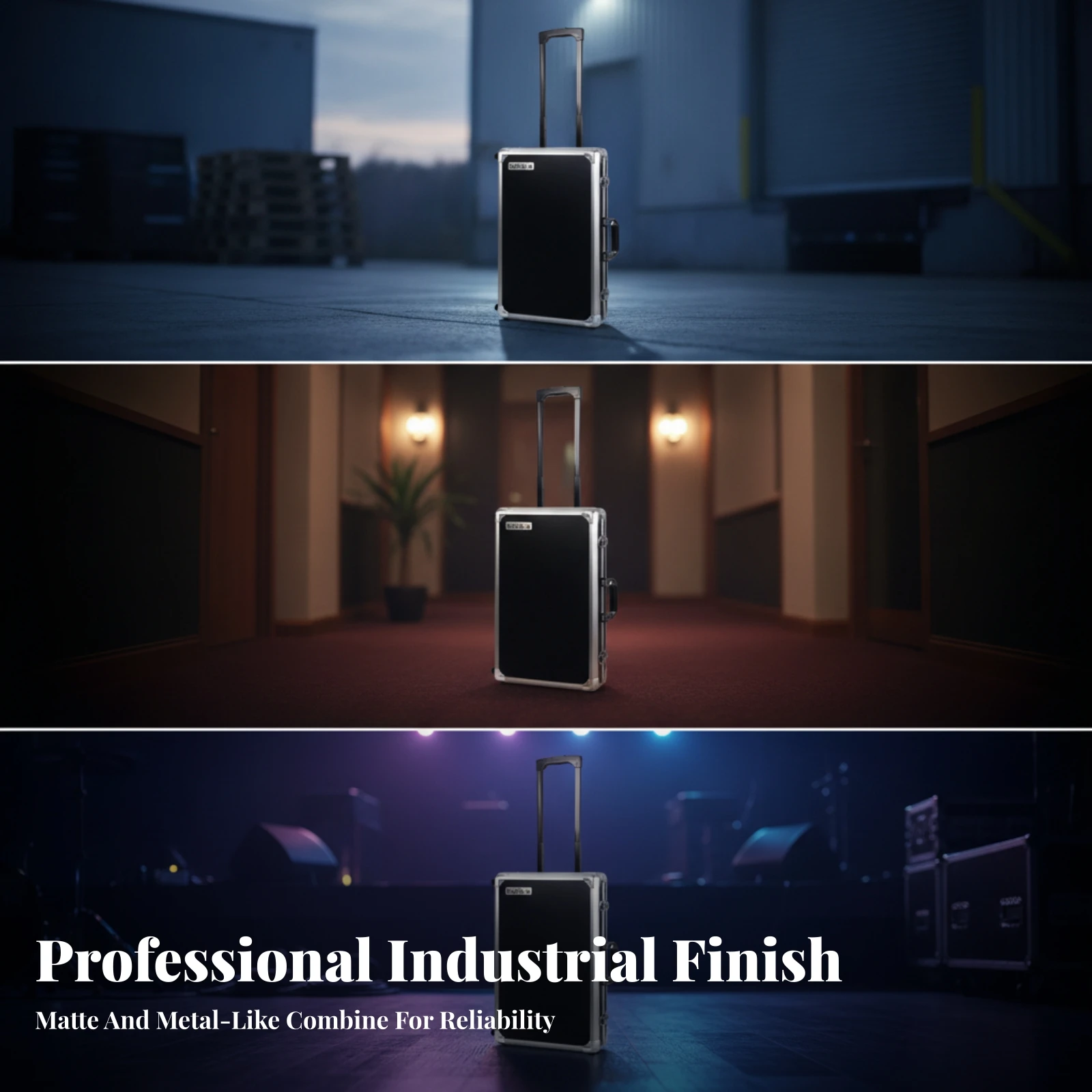 Rolling Effects Case Secure Pedal Board Case with Wheels Portable Padded for Guitarists, Gigs, Rehearsals