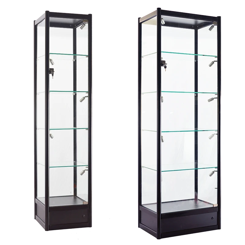 

Figure Display Cabinet Model Toy Clear Glass Showcase Helmet Gundam Lego Home Storage Cabinet Gift Cabinet