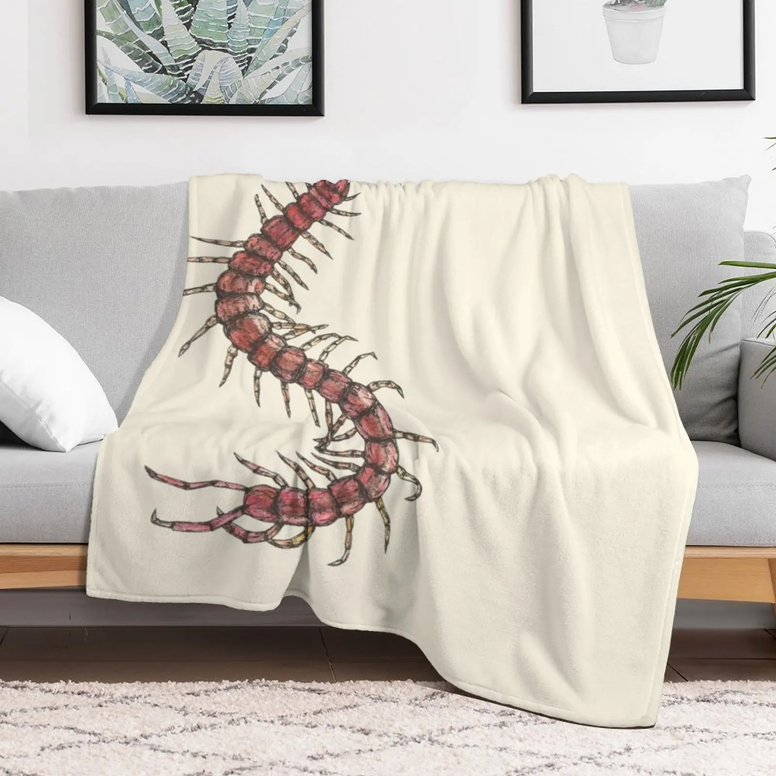 Centipede Throw Blanket