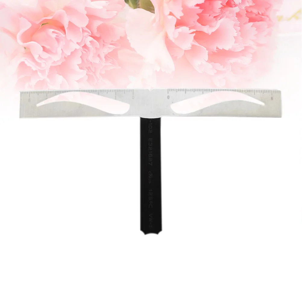

1Pcs Stainless Steel Eyebrow Drawing Tool Ruler Stencil for Microblading Accurate Brow Shape Template Eyebrow Ruler