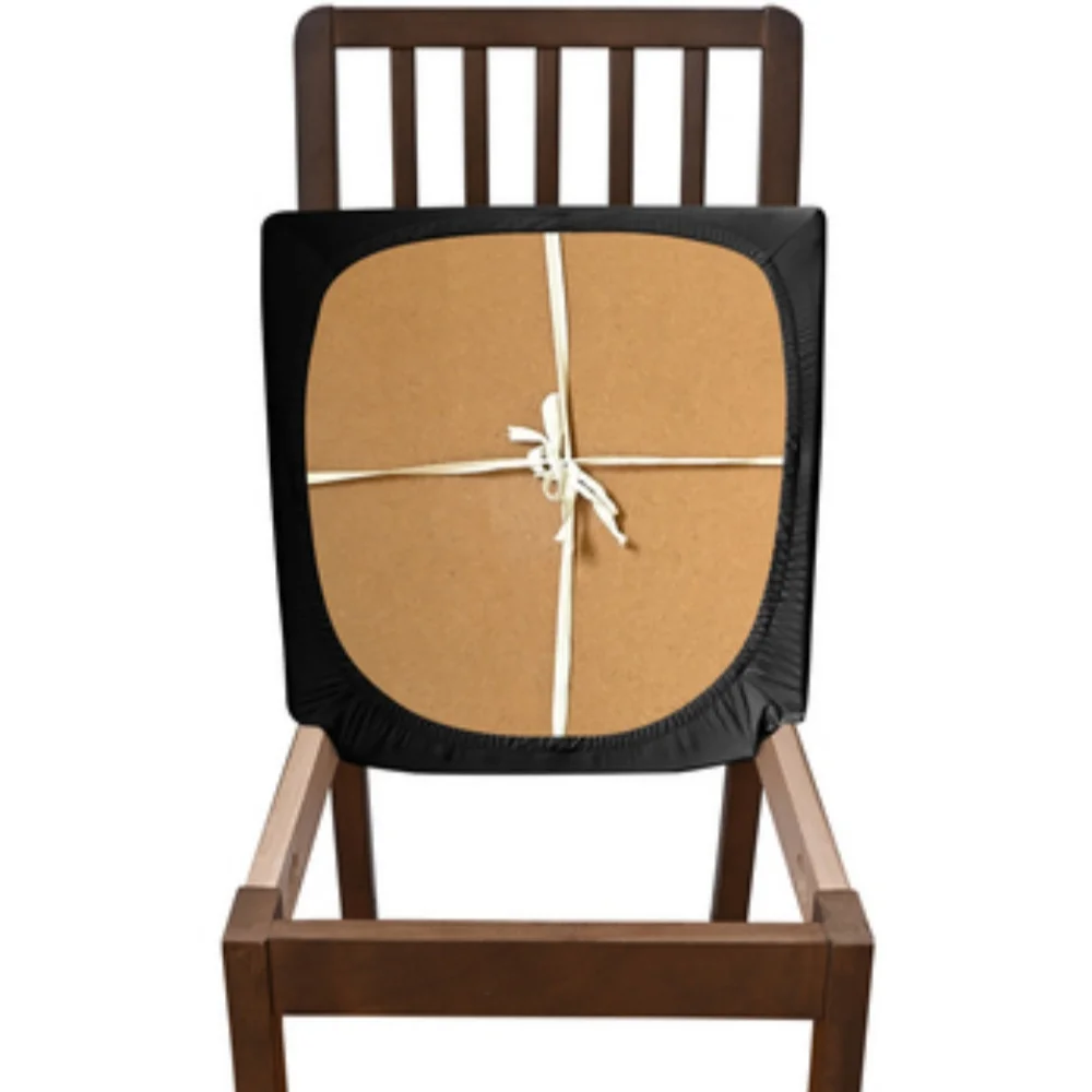 Funda de silla para comedor, fundas de asiento de LICRA, funda de cojín de tela elástica de Color sólido para el hogar, 1 ud. ﻿