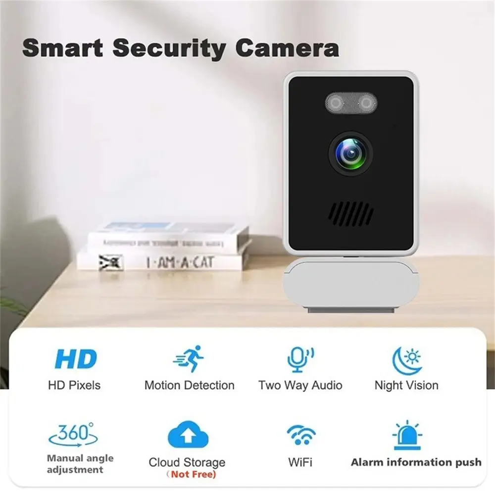 2MP HD Mini Wifi Camera Indoor Wireless Cctv Network Camera yiiot app for Baby Elder Dog Pet