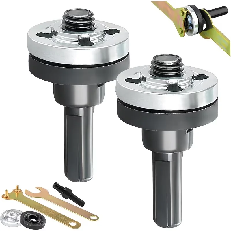 

Набор из 5 адаптеров для угловой шлифовальной машины, идеально подходит для преобразования ручного инструмента в электрический, многофункциональный адаптер для инструментов.