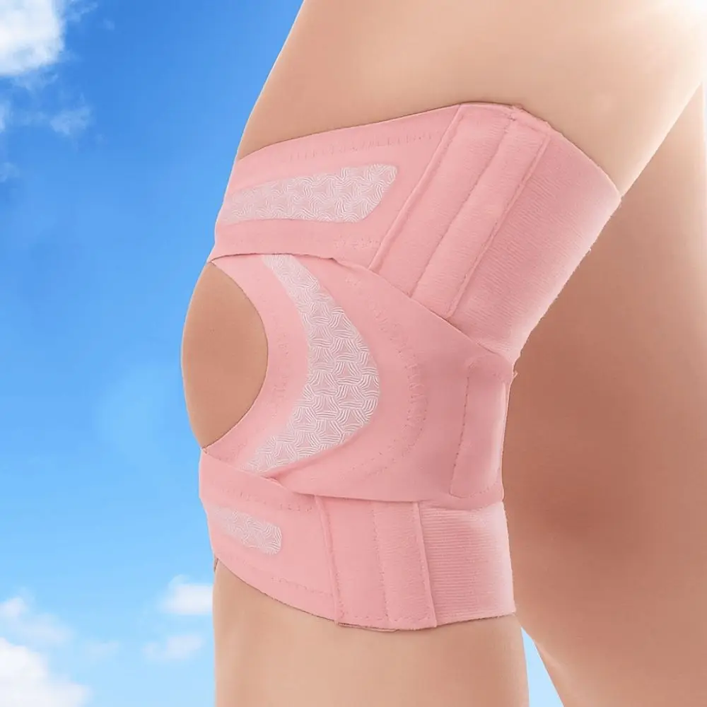 

Thin Design Sports Knee Pads Cross Strap Pressurized Elastic Fixed Patella Sleeve Compression Fit Meniscus Joint Support