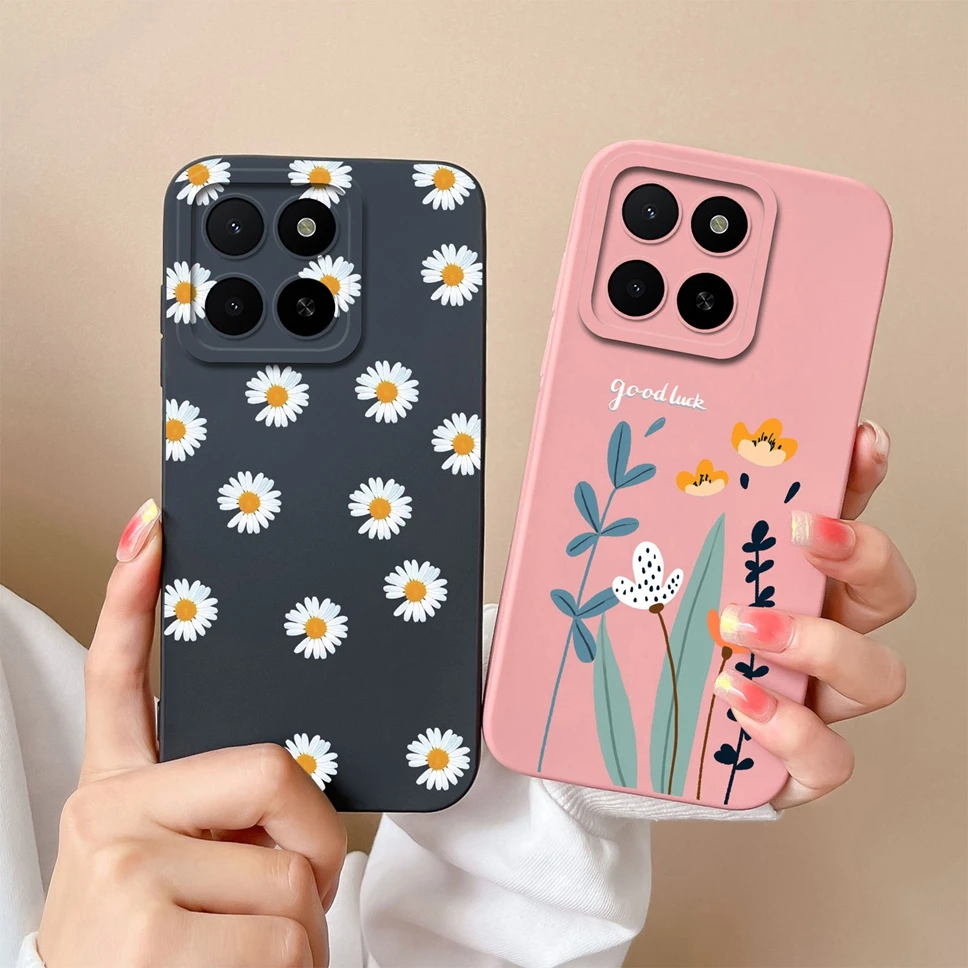 For Honor X5b Plus X5B 4G Phone Case Cute Dinosaur Camera Protection Soft Silicone Shell Back Cover For Honor X5b+ X 5B Fundas