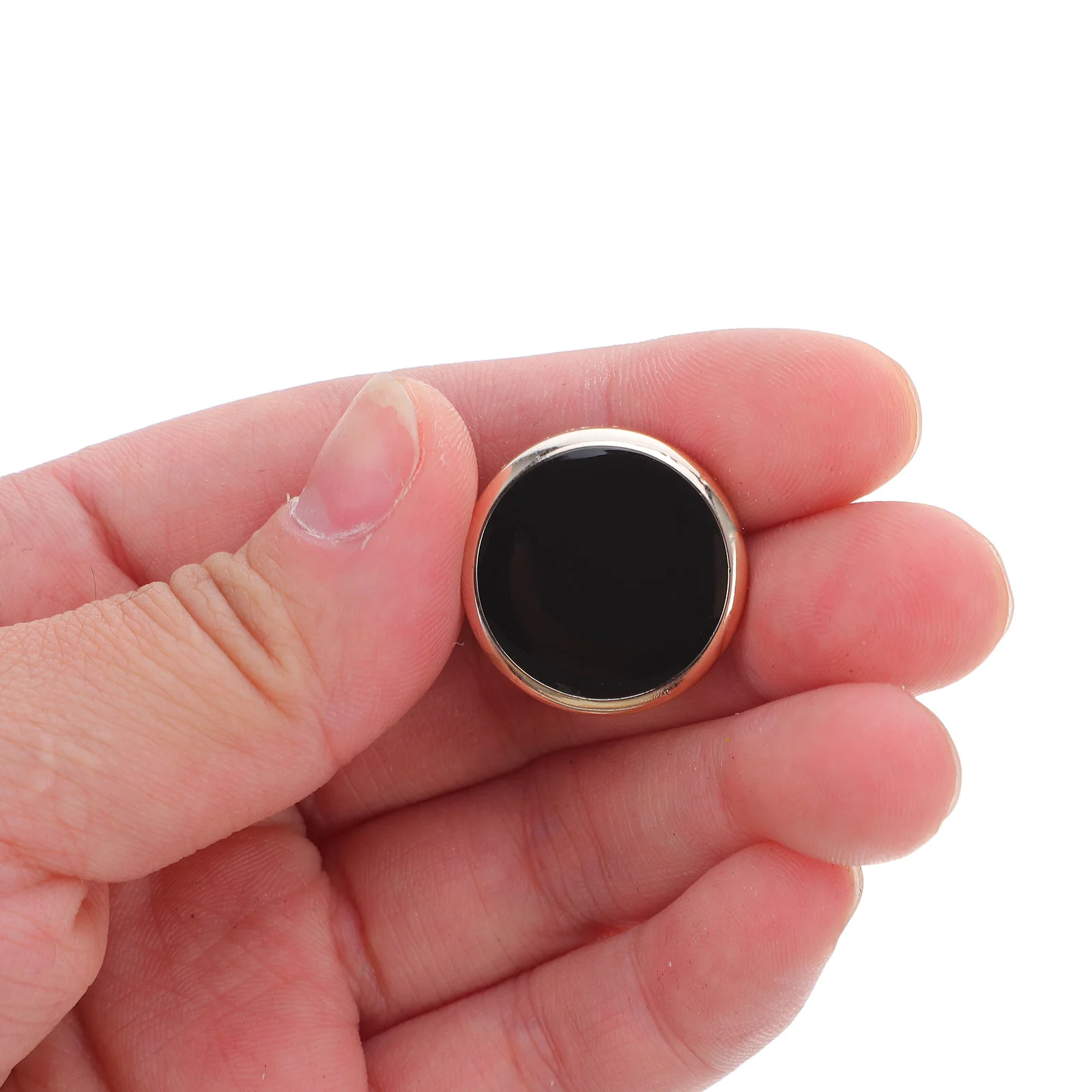 

50Pcs Gold-Edged Resin Buttons Stylish Durable for Shirts Sweaters Jackets Easy Installation Sewing Buttons Resin Button