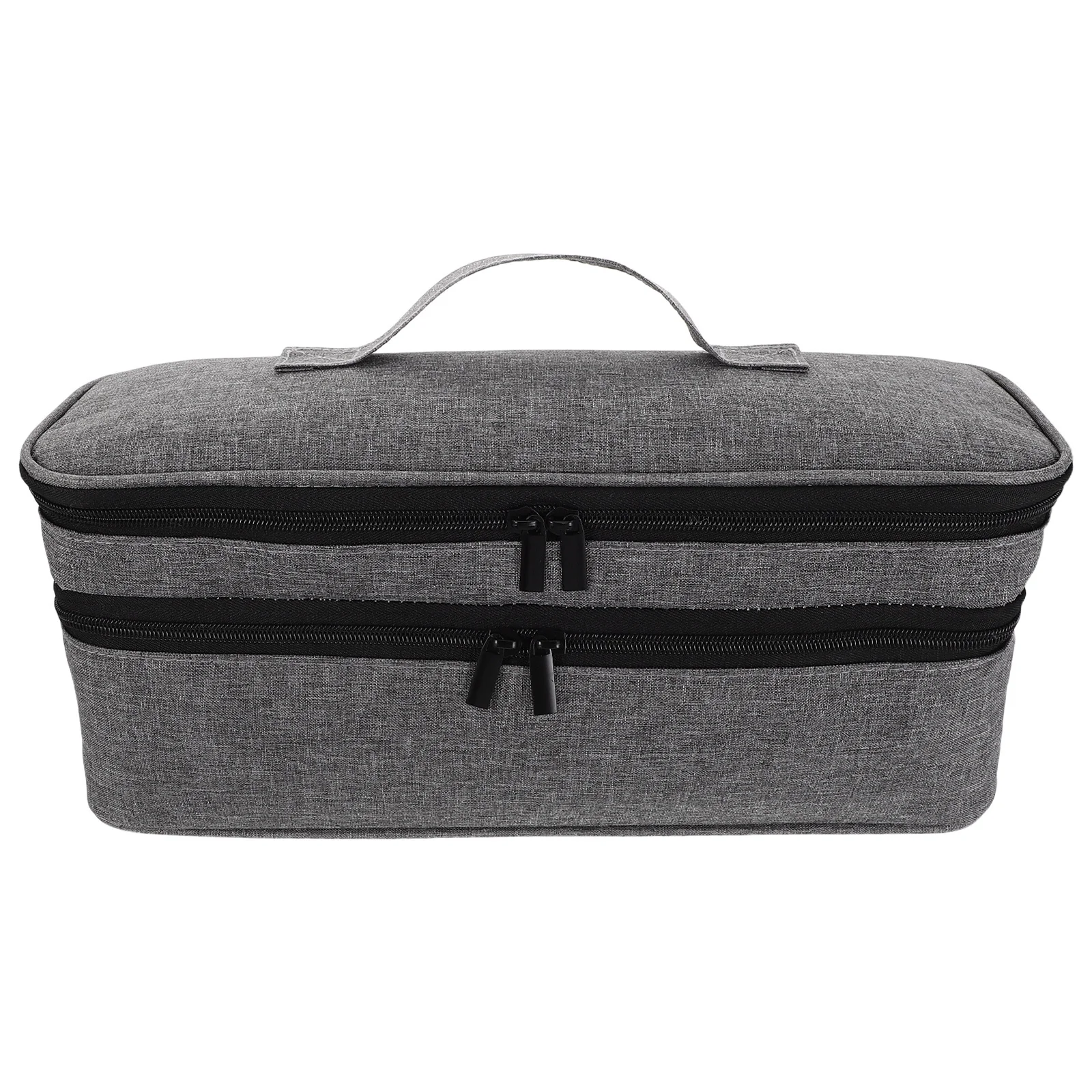 

Portable Hair Dryer Organizer Double-Layer Travel Bag for Styler Brushes Accessories Storage Case Hair Dryer Travel Bag