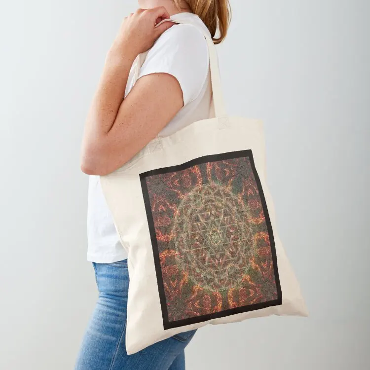 

Shamanic Sri Yantra Tote Bag Women bags personalized tote tote bag men Cloth bag