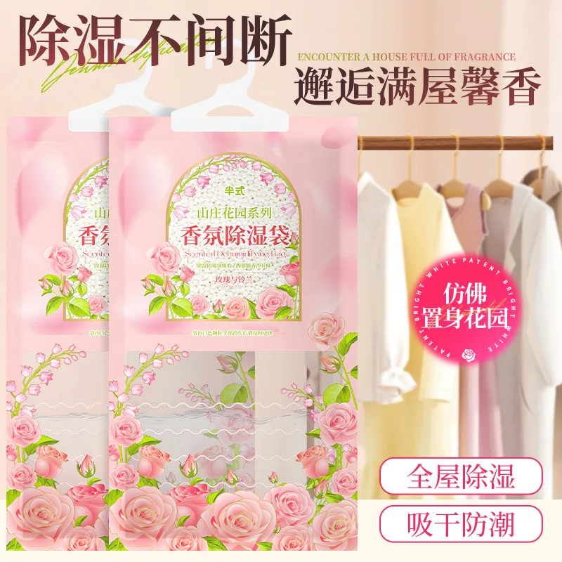

Fragrance dehumidification bag for home use, hanging type, anti mold and drying,wardrobe room,water absorbing moisture-proof bag