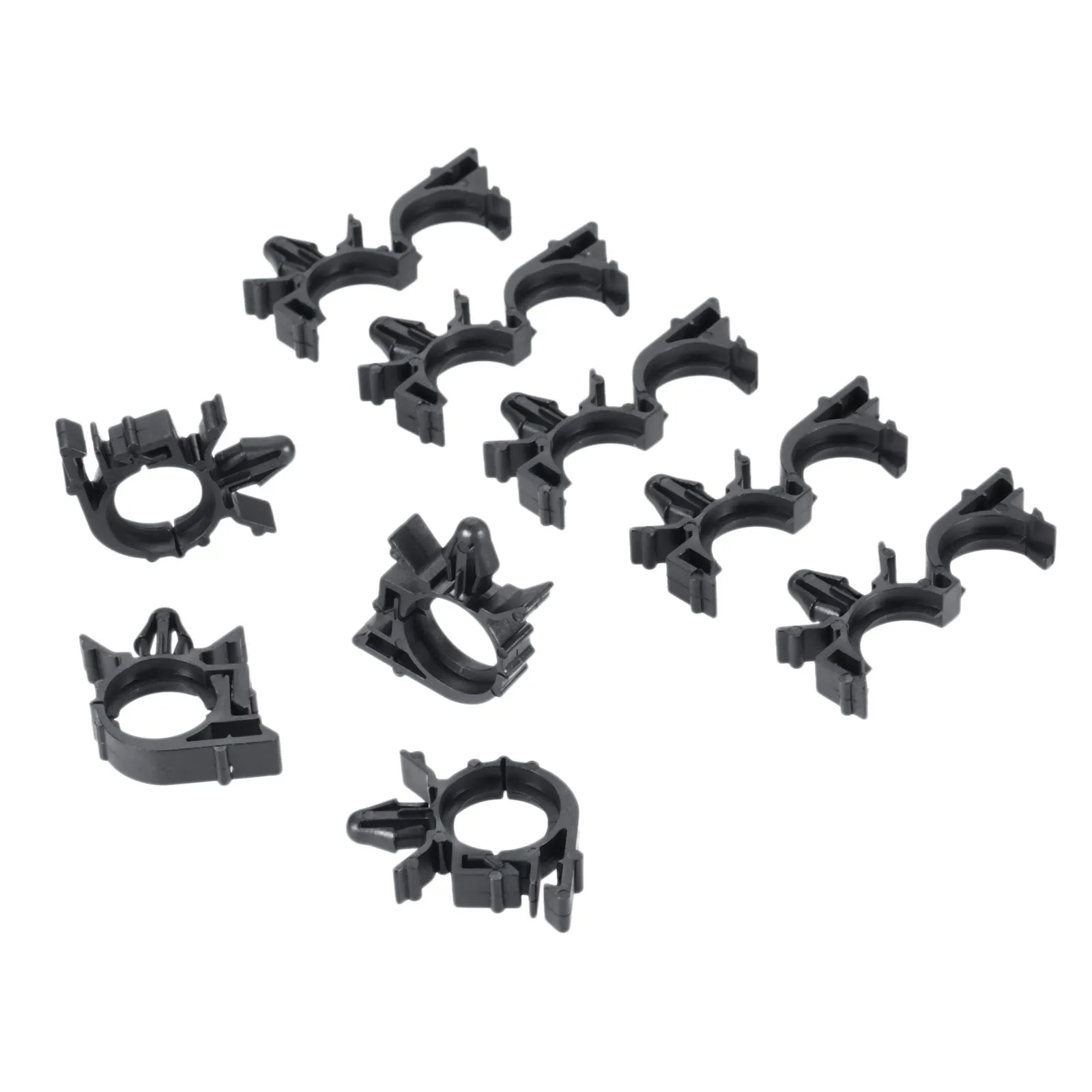 

25pcs Nylon Wire Loom Routing Clip Replaces # 8911472 Fit for GM 14.2mm Black Routing Clips for Wire Loom Auto Fastener & Clip