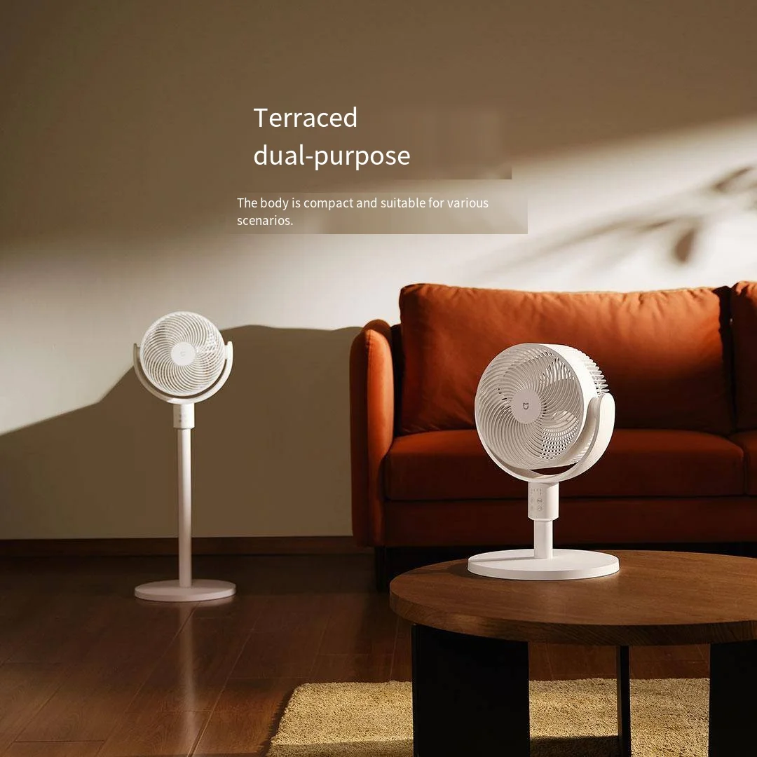 샤오미 스마트 스탠딩 선풍기 강풍 저소음 AC 주파수 변환 전기 선풍기 미지아 앱 무선 제어 타이밍 선풍기