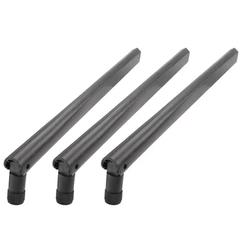 3 adet yeni Metal WiFi anten RP-SMA arayüzü ile 5DBi 2.4G/5G Dual-Band kablosuz Wifi anten ASUS RT-AC68U