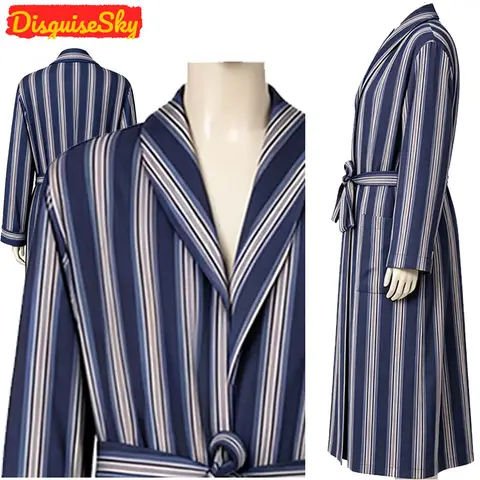 Thor Cosplay Bathrobe Costume Movie Roleplay Adult Pajamas Robe Belt Halloween Carnival Fancy Party Disguise Clothing Suits