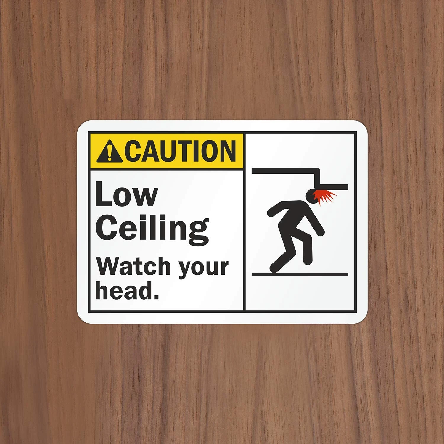 2pcs/4pcs Warning Metal Sign \
