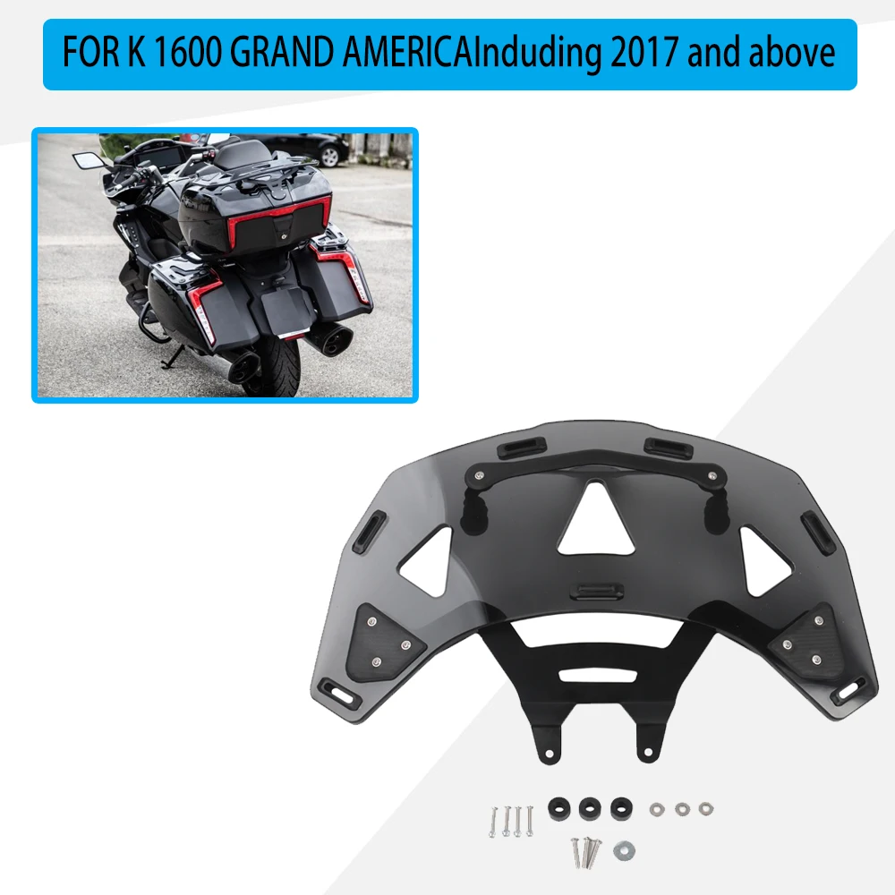 2024 New Motorcycle Smoke gray Additional Luggage racks on side panniers For BMW K1600 BAGGER K1600 Grand America 2017-UP