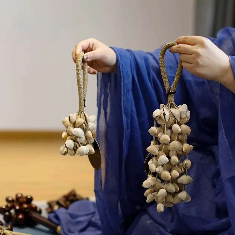 Landscape Wind Chimes Natural Seeds Ringing Hand Bell Percussion Rare Musical Instrument Healing Sounds Meditation Accessories