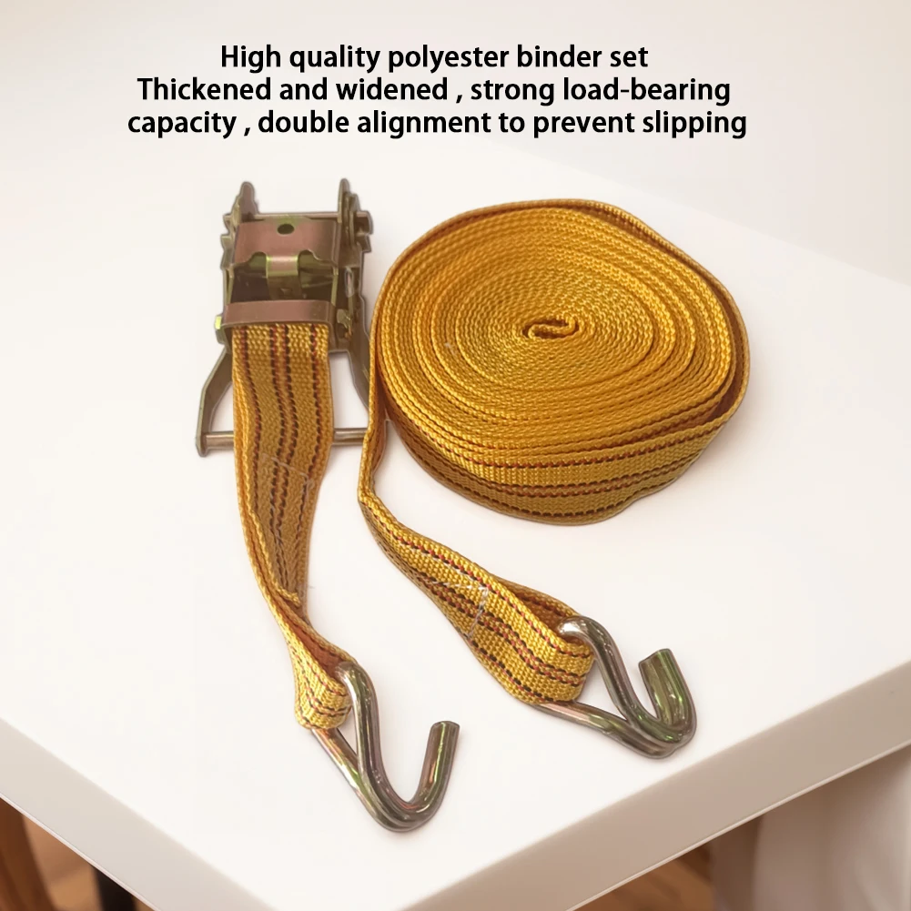 Correias de catraca 40mm garra caminhão amarração alças úteis 3/6/8/10 metros tensor de correia de cintas de carro engrossado carga guincho corda de reboque