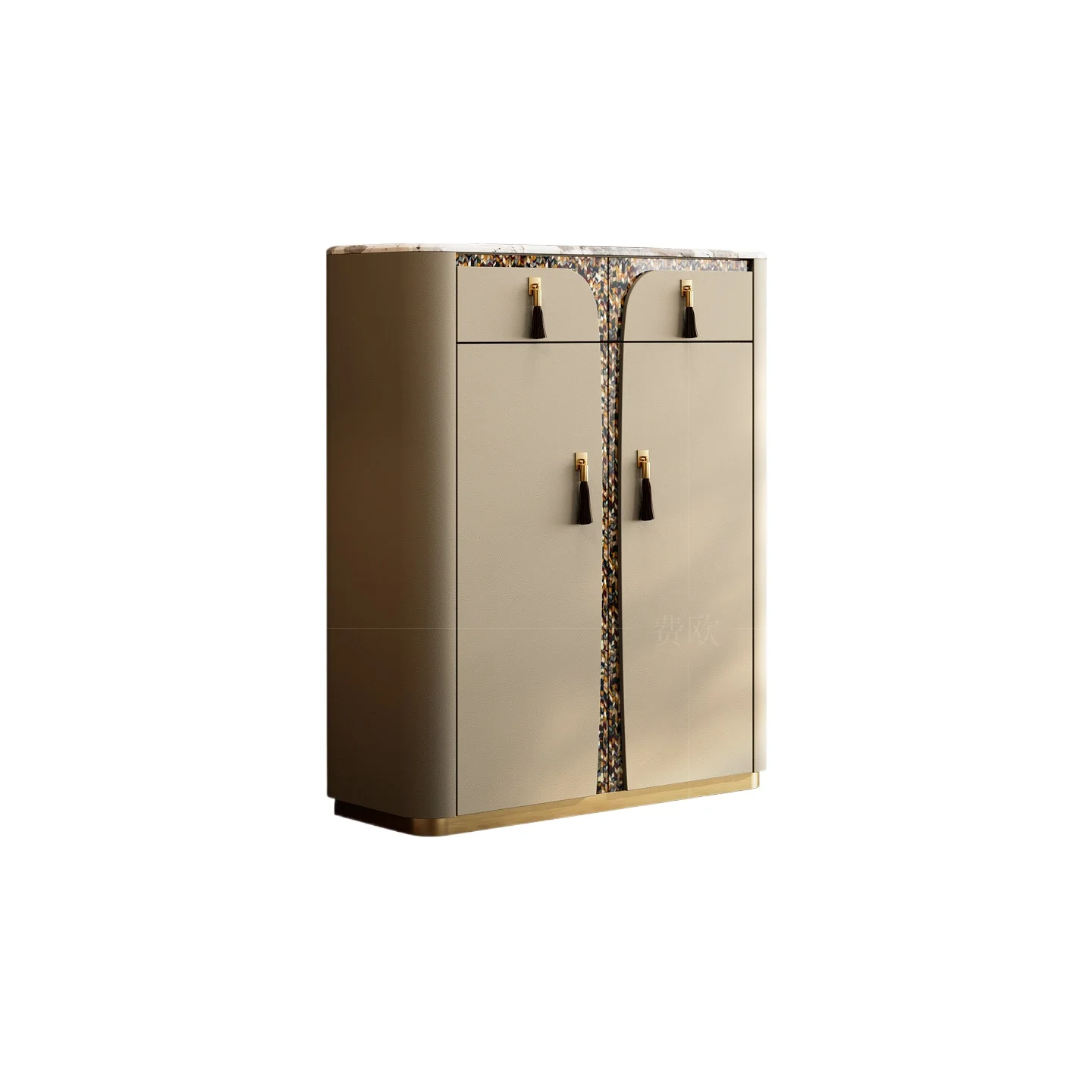 LMM high-end light luxury shoe cabinet household foyer storage shoe rack fashion entrance cabinet