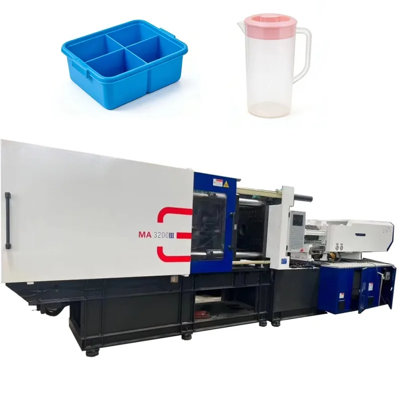 320 Ton Heavy Duty Injection Molding Machine Plastic Molding Equipment Industrial Injector for Parts Production Custom