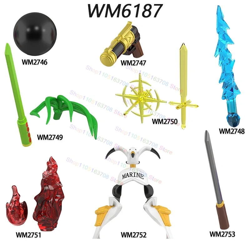 WM6187 WM6188 WM6189 figurines d'action Mini blocs de construction bricolage assemble jouets jouets pour enfants cadeaux d'anniversaire