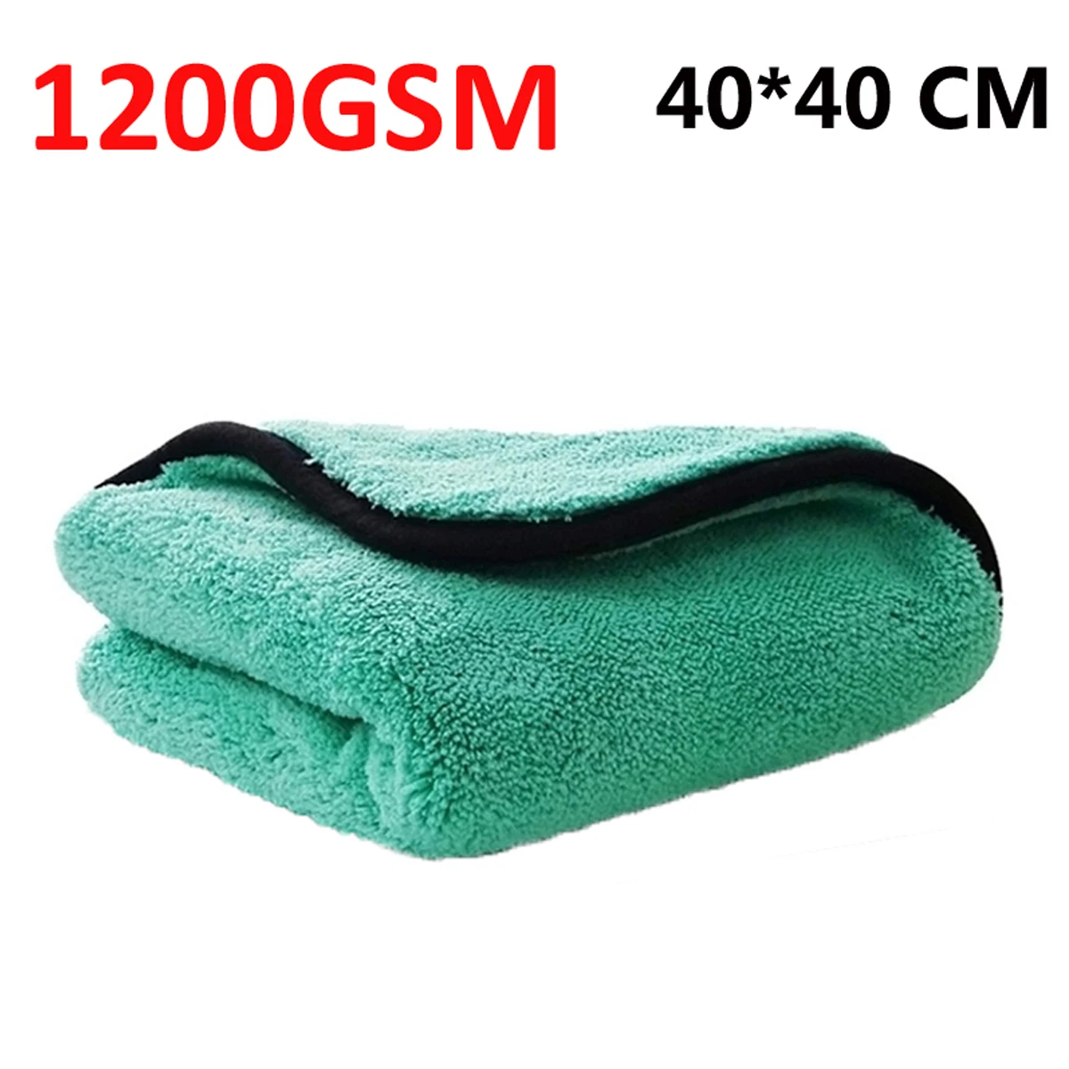 40 * 40cm Thick Coral Velvet Car Wash Towel, High-end Absorbent Car Wipe, Interior Cleaning Towel