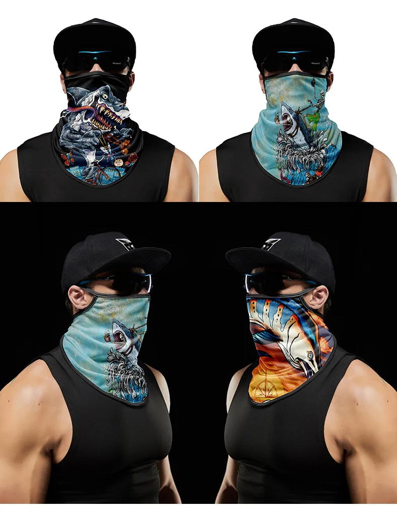 Retro Moto Radfahren Sonnencreme Maske Motorrad Kopftuch Sommer Anti-UV Outdoor Hals Kopf Abdeckung Reiten Gesicht Schild Sport Headwrap – Detail 8