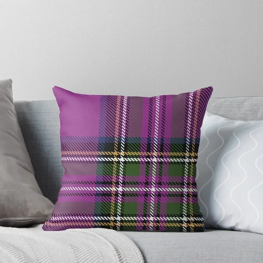 

Purple tartan Throw Pillow Marble Cushion Cover Christmas Pillow Cases pillow