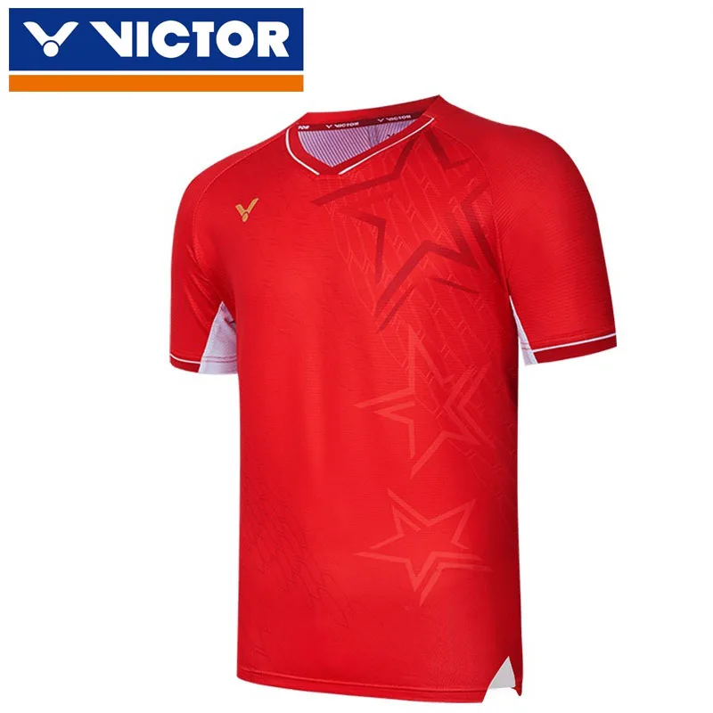 VICTOR Victory Badminton Clothing Men And Women T-shirt Golf Wear Tennis And Table Tennis Shirt Breathable Sports Shorts T-45005