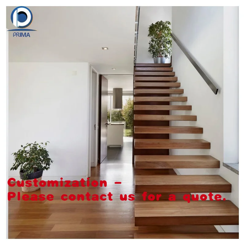 

Индивидуальная плавающая лестница с поручнями - перила из нержавеющей стали, эргономичный дизайн, безопасна для пожилых людей