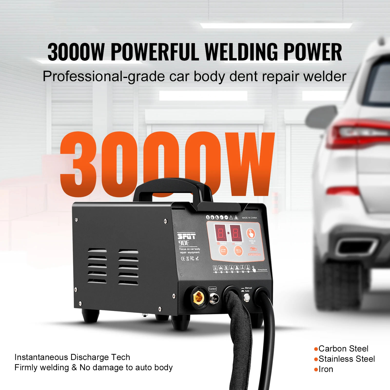 SucceBuy بقعة لحام دنت مجتذب 3KW مسمار لحام دنت طقم تصليح ث/2 بنادق لحام السيارات الجسم بقعة آلة إصلاح لحام للسيارة