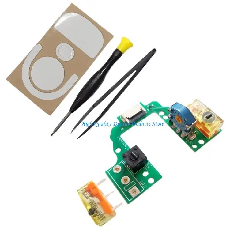 U2JE Microswitch Button Board Swap Papas intercambio Herramientas, pies para GPROX Superlight 2