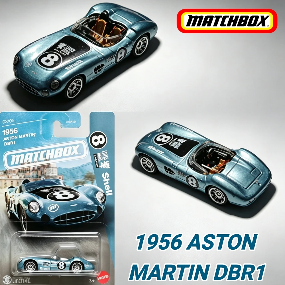 Nuevo Set de Coches a Escala Matchbox Premium Regular en Caja GGF12N, Regalo Coleccionable, Aston DBR1, Lambo P400S, GT40, Corvette Z06, Viper GTS-R