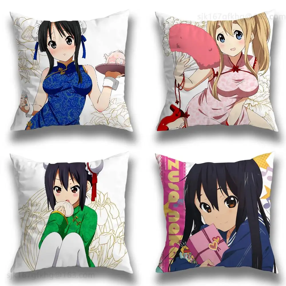

Japan Anime K-ON Pillow Case Pillow Case Living Room Sofa Cushion Cover Suitable For Home Bedroom Room Decoration
