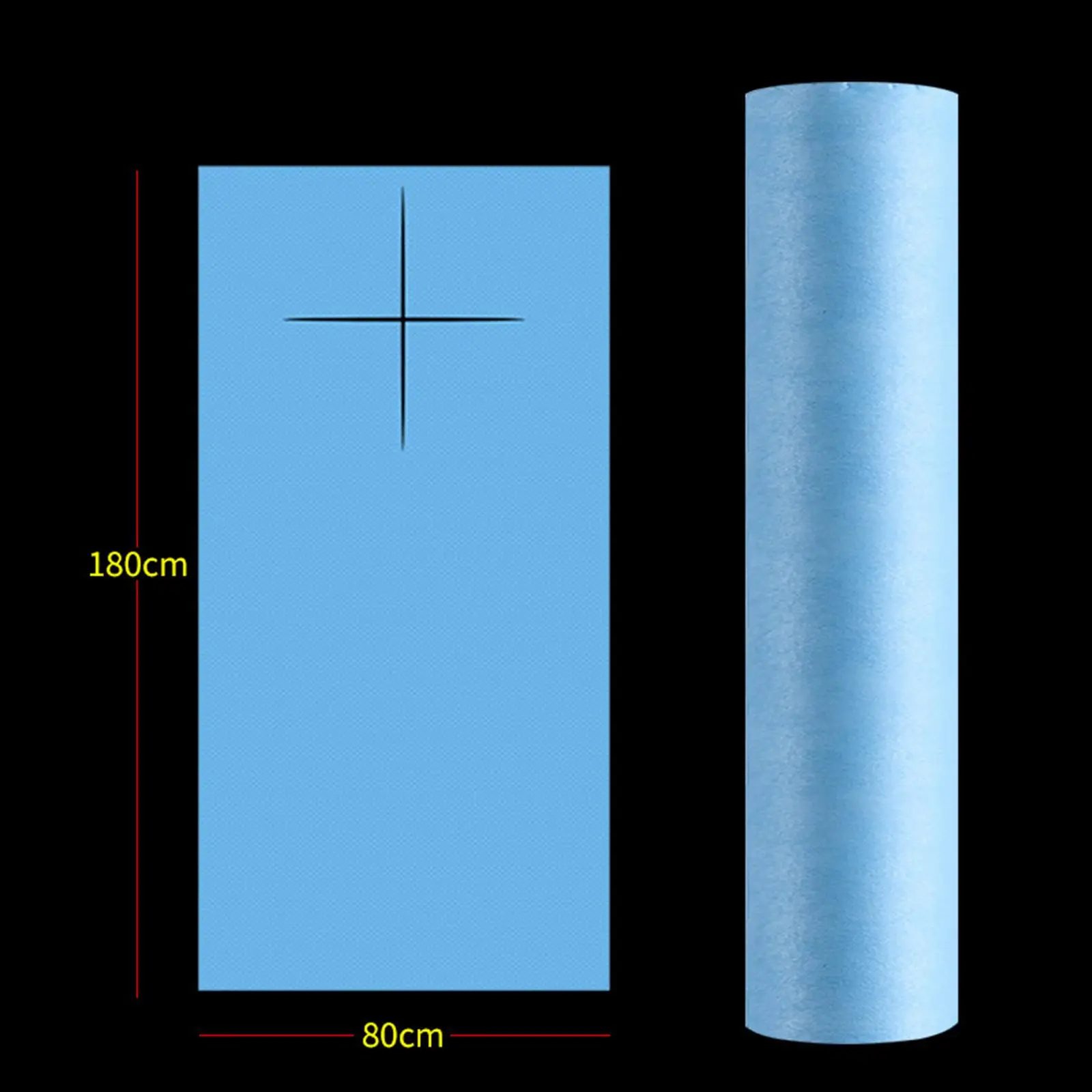 

45x/Roll Disposable Bed Sheet, Massage Bed Covers, Non Woven for SPA Stretcher