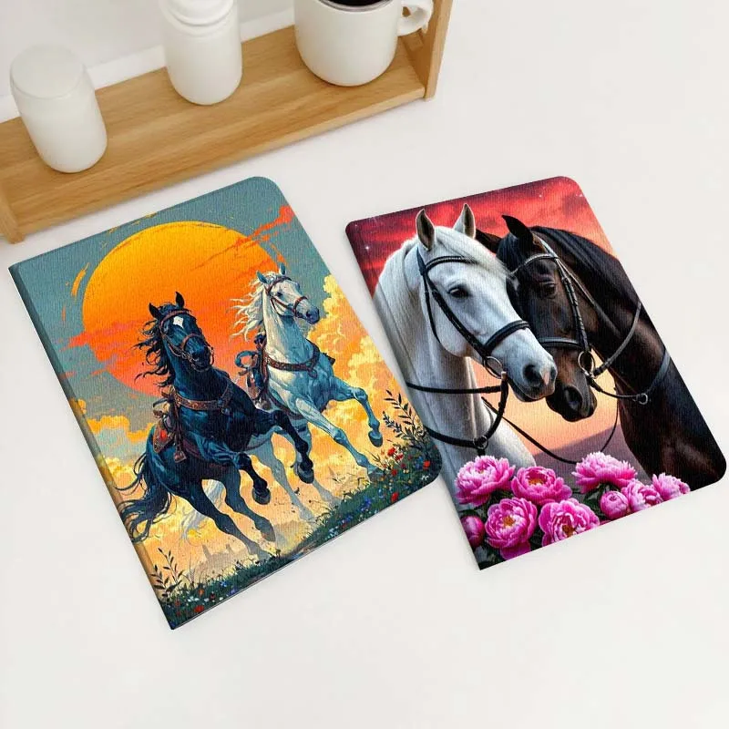 

Popular Art Horse Gift For Xiaomi Redmi Mi Poco Pad 2 5 6s 7 7s Ultra Pro Max 14 12.4 12.1 inch Soft Tablet Case