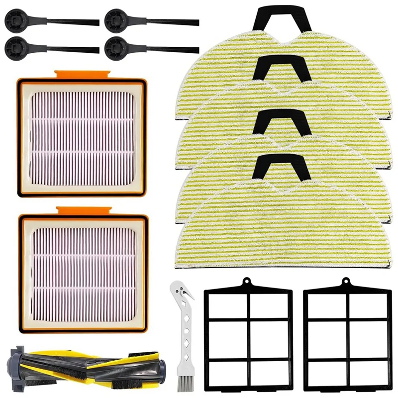 For Shark RV2001WD, RV2002WD, RV2000WD, AV2001WD Main Side Brush Hepa Filter Mop Cloth Replacement Parts