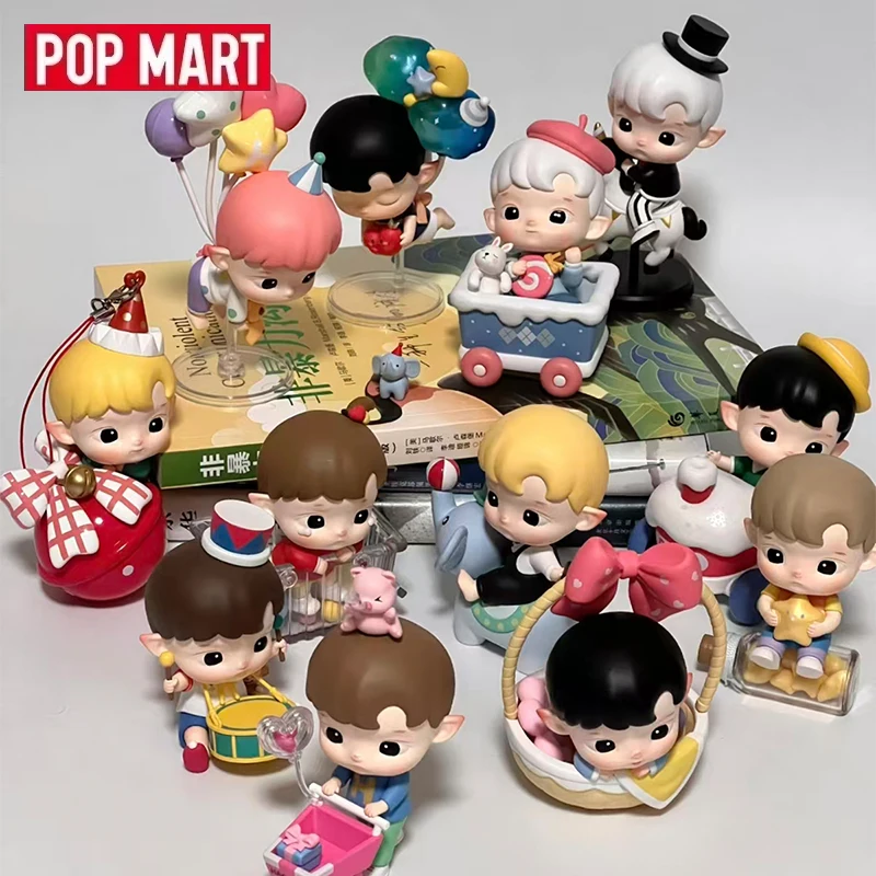 POP MART Hacipupu Serie Celebración Caja Sorpresa Original Juguetes Kawaii Bolsa Sorpresa Decoración de Escritorio Figura de Acción Sorpresa Adorno