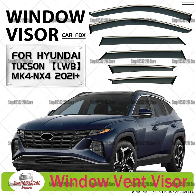 

Suitable for Hyundai Tucson rain cover rearview mirror rain eyebrow side window deflector car side window sun visor