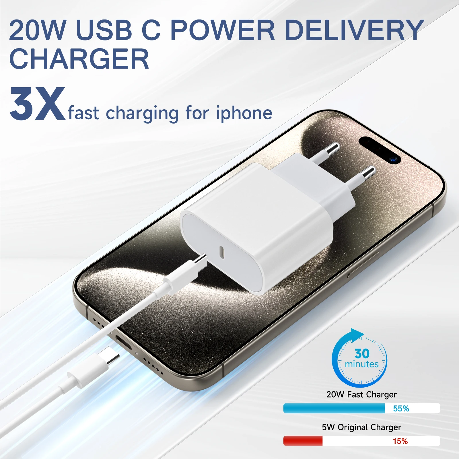 Suntaiho شاحن USB 20 واط شاحن الهاتف شحن سريع ل Xiaomi13 14 سامسونج هواوي السفر مهايئ شاحن آيفون شحن سريع